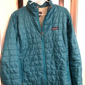 Women’s Blue Patagonia Nanopuff Jacket